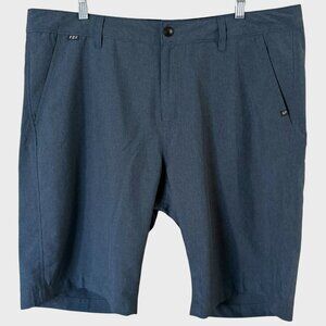Fox Racing Exxex Tech Chino Shorts Blue Men's Size 38 Performance Athletic Golf